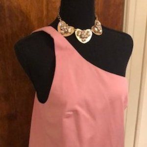 Pink One Shoulder Zara Dress